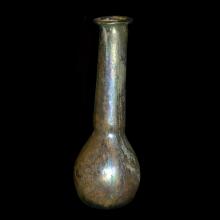 Verre iris� � panse tronconique
